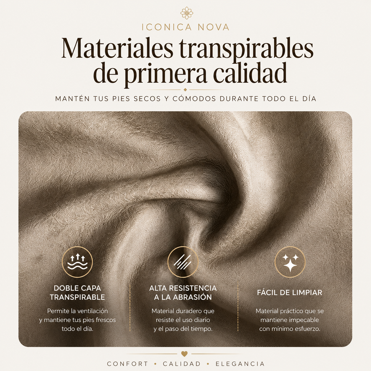 Sandalias de cuña confort