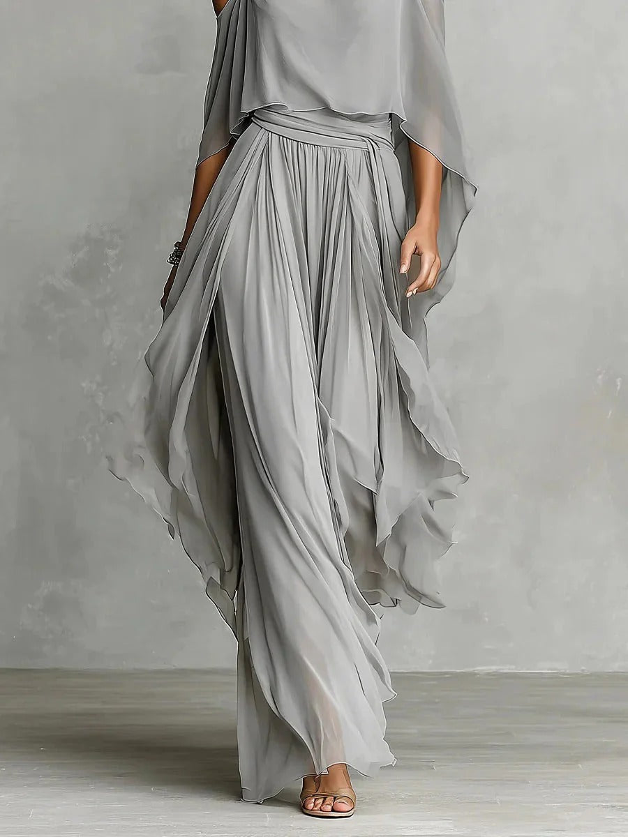Sofía- Conjunto Gris Fluido