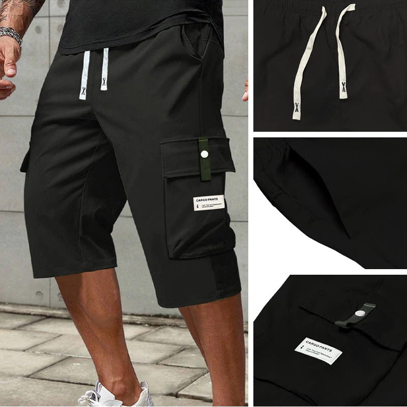 Orion - Pantalón cargo 3/4 con Cordón Ajustable