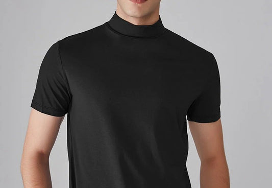 Frigiliana - Camiseta ajustada de cuello alto