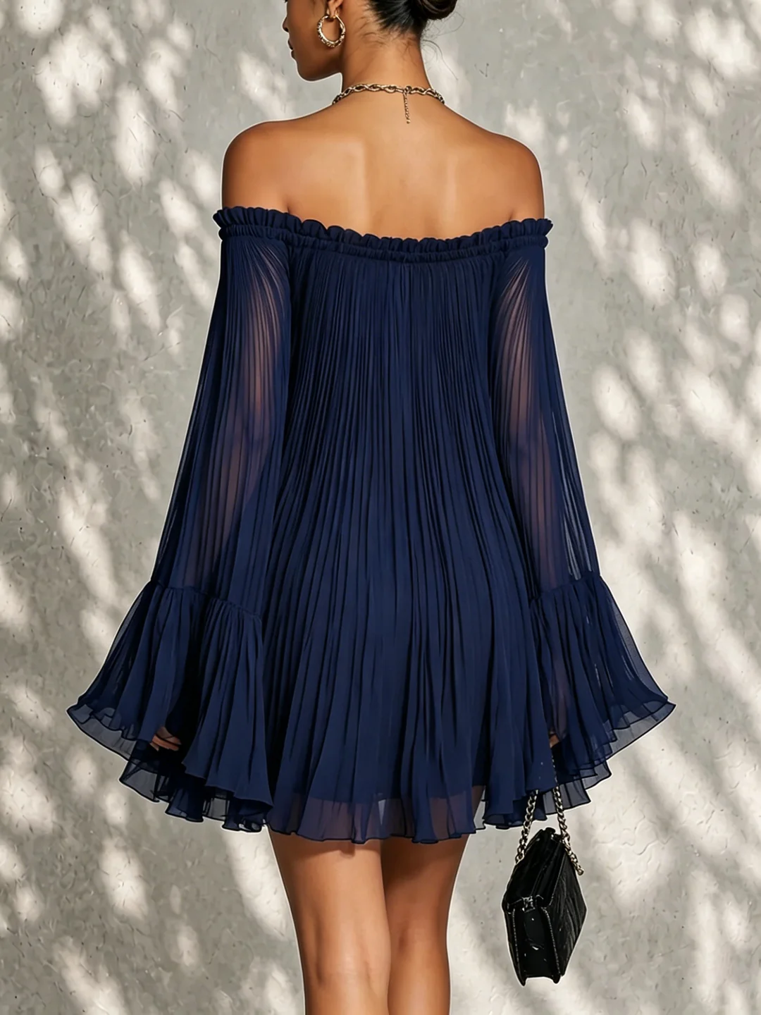 Yaiza - Vestido con hombros al aire